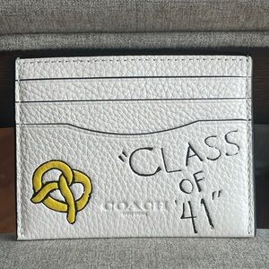 NWT！COACH SLIM ID CARD CASE WITH SKETCH PRINT（COACH CAJ48）father’s day gift